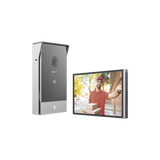 Videoportero IP Conexión a 2 Hilos / Con Monitor Wi-Fi para Interior / Frente de Calle  IP65 Uso En Exterior Debe Tener Protección / Cámara 3 Megapíxel / Llamada a la App / Apertura remota  / Apertura de 1 Puerta y un 1 Porton