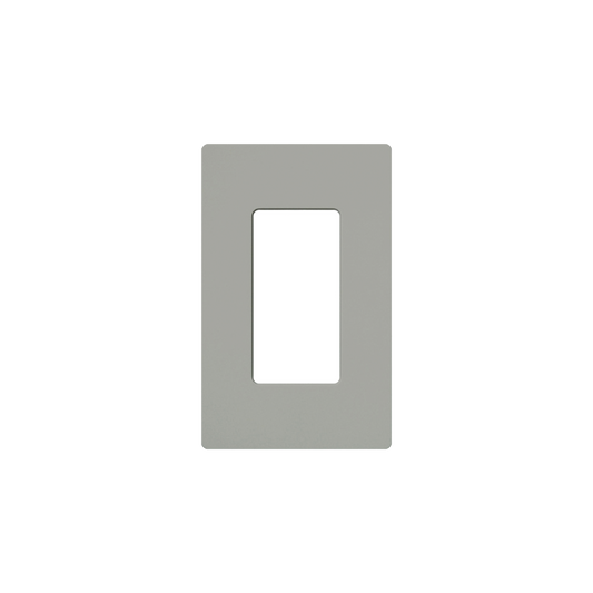 Tapa Color Gris para interruptor o dimmer Lutron, 1 gang, limpio y moderno