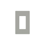 Tapa Color Gris para interruptor o dimmer Lutron, 1 gang, limpio y moderno