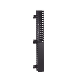 Organizador Vertical IN-Cabinet, Sencillo (Solo Frontal), Para Uso Con Gabinetes Panduit, Montaje Frontal en Riel de Rack, 40 UR, 2.25 in de Ancho, Color Negro