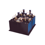 Combinador dB SPECTRA, en Panel /Rack 19", 410-430 MHz,3 Canales, 100 kHz de Sep. N Hembras.