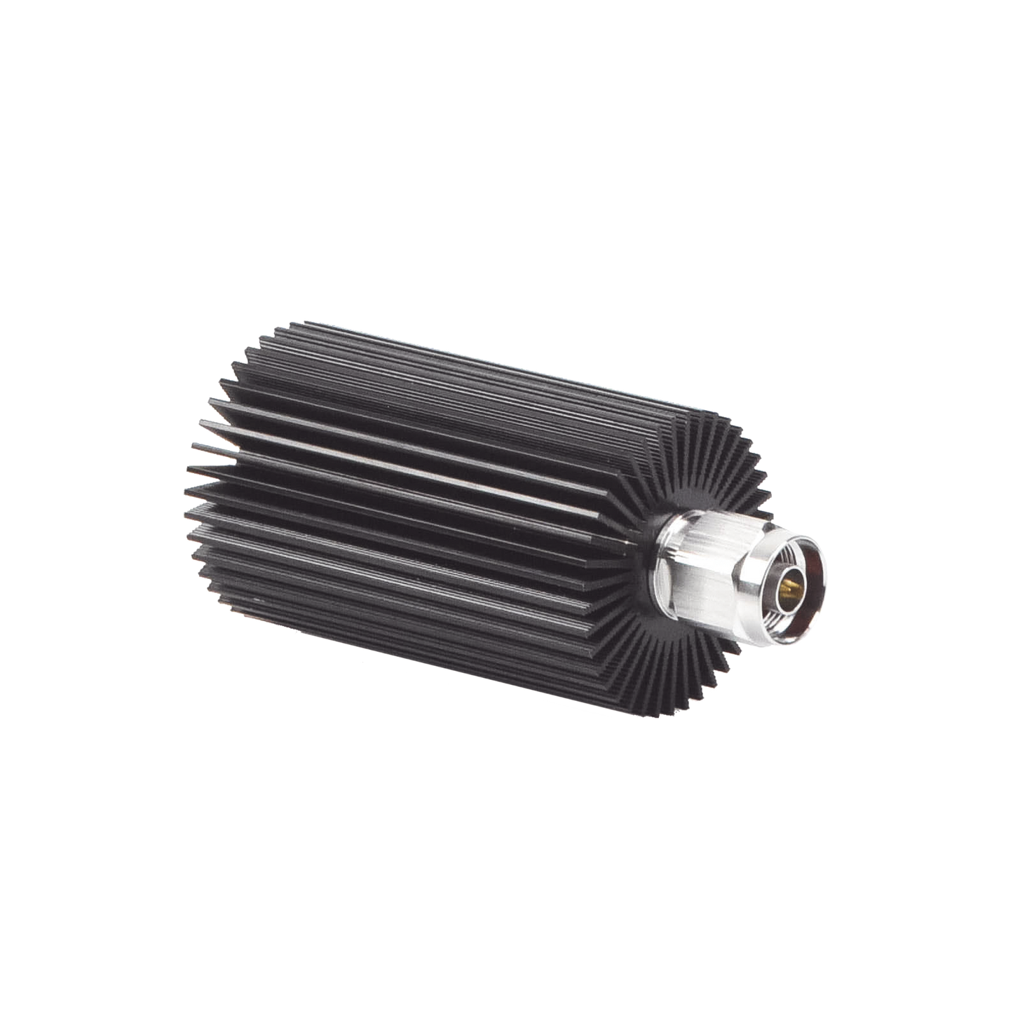 Carga Terminal de 50 Ohm, 0-960 MHz, Perdida por Retorno de 25 dB, 30 Watt, Conector N Macho para Circuladores dB Spectra.