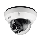 Cámara Domo IP de 2 Megapíxeles | Audio bidireccional | Alarma I/O | IK10/ Exterior IP67 | IR 30 m | Lente Motorizado 2.8 mm - 12 mm | ICR  | MicroSD | Audio de Dos Vias | WDR | Cumple con NDAA