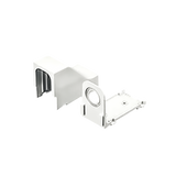 Accesorio Para Techo Falso/Entrada, Con Conexión Tubería 1/2 a 1 In, Compatible con Canaletas LD3, LD5 y LD10, Color Blanco