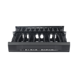 Organizador de Cables Horizontal CableTek, Sencillo (Solo Frontal), Para Rack de 19in, 2UR