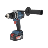 Rotomartillo / Taladro Inalámbrico sin carbones de 20V, incluye 2 Baterías de 4.0Ah, Cargador y Maletín.