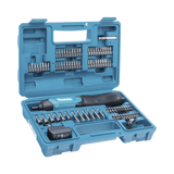 Atornillador Reversible (Broquero 1/4) de 220 RPM con Cargador USB (Incluye 81 Puntas).
