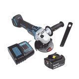 Mini esmeril Inalámbrico de 4-1/2 " 8.500 rpm, Incluye 1 bat. li-ion 18v/5.0 a.h y Cargador