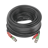 Cable coaxial ( BNC RG59 ) + Alimentación / SIAMÉS / 20 Metros / Aleación Cobre + Aluminio CCA / Para Cámaras 4K  / Uso interior y exterior