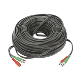 Cable coaxial ( BNC RG59 ) + Alimentación / SIAMÉS / 50 Metros / 100 % COBRE / Para Cámaras 4K  / Uso interior y exterior