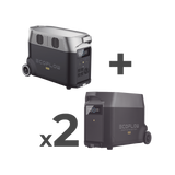 Estación de Energía Portátil DELTA PRO 3600Wh Litio LFP / 5 AC 3600W (7200W Pico) / 2 USB-C 200W / Capacidad para Aumentar Respaldo / Cargador de Coche 10A a 12.6V / Conectividad WiFi y Bluetooth (App) / Carga Solar 1600W Ma