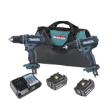 KIT (DHP482Z Rotom..+ DTW181Z Pistola Impacto)  2 Baterías de 3 AH y Cargador Estuche de Lona18V