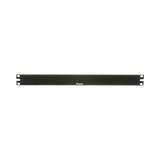 Tapa Ciega Para Rack Estándar de 19in, Plano, de Acero, 1UR, Color Negro