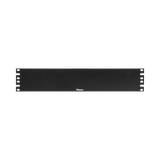 Tapa Ciega Para Rack Estándar de 19in, Plano, de Acero, 2UR, Color Negro