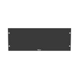 Tapa Ciega Para Rack Estándar de 19in, Plano, de Acero, 4UR, Color Negro