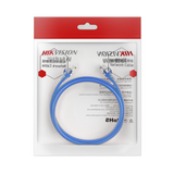 Cable de Parcheo (Patch Cord) / UTP / Cat. 6 (24 AWG ) / 0.50 Metros / Color Azul / Ideal para PoE+ / Interior