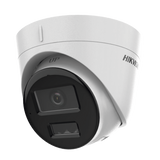 [Dual Light] Turret IP 2 Megapixel / Lente 2.8 mm / 30 mts IR + 30 mts Luz Blanca / Micrófono Integrado / ACUSENSE Lite / Exterior IP67 / H.265 / PoE / ONVIF