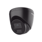 [Dual Light] Turret IP 4 Megapixel / Color Negro /  Lente 2.8 mm / 30 mts IR + 30 mts Luz Blanca / Micrófono Integrado / ACUSENSE Lite / Exterior IP67 / H.265 / PoE / ONVIF / Micro SD