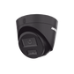 [Dual Light] Turret IP 4 Megapixel / Color Negro /  Lente 2.8 mm / 30 mts IR + 30 mts Luz Blanca / Micrófono Integrado / ACUSENSE Lite / Exterior IP67 / H.265 / PoE / ONVIF / Micro SD