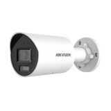 [Dual Light + ColorVu] Bala IP 8 Megapixel (4K) / Lente 2.8 mm / 40 mts IR + 40 mts Luz Blanca / Exterior IP67 / Luz Intermitente y Alerta de Audio / Micrófono Integrado / ACUSENSE / Metal / ACUSEARCH