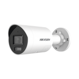 [Dual Light + ColorVu 3.0 + HikAI] Bala IP 8 Megapixel / Lente 2.8 mm / 40 mts IR + Luz Blanca / 2 Microfonos Integrados / Exterior IP67 / Estrobo Azul y Rojo /  WDR 130 dB / ACUSENSE 3.0 / Metal / NEMA 4X / ACUSEARCH