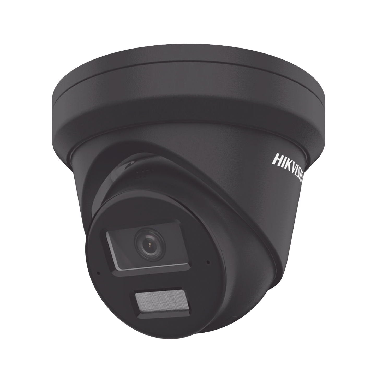 [Dual Light + 2 Micrófonos de Doble Matriz] Turret IP 4 Megapixel / Color Negro / Lente 2.8 mm / 30 mts Luz Blanca + 30 mts IR / ACUSENSE / Exterior IP67 / WDR 120 dB / PoE / ONVIF / Micro SD / Metal / ACUSEARCH
