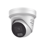 [Dual Light + ColorVu 3.0 + HikAI] Turret IP 4 Megapixel / Lente 2.8 mm / 30 mts IR + Luz Blanca / 2 Microfonos Integrados / Exterior IP67 / Estrobo Azul y Rojo / WDR 130 dB / ACUSENSE 3.0 / Metal / NEMA 4X / ACUSEARCH