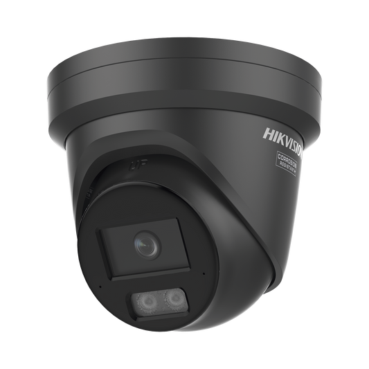 [Dual Light + ColorVu 3.0 + HikAI] Turret IP 6 Megapixel / Lente 2.8 mm / 30 mts IR + Luz Blanca / 2 Microfonos Integrados / Exterior IP67 / WDR 130 dB / ACUSENSE 3.0 / Metal / NEMA 4X / ACUSEARCH