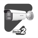 [Dual Light + 2 Micrófonos Integrados] Bala IP 2 Megapixel / Lente Mot. 2.8 a 12 mm / 60 mts Luz Blanca + 60 mts IR / ACUSENSE / Exterior IP67 / IK10 / WDR 120 dB / PoE+  / Alarmas I/O / Micro SD / Metal / IK10 / ACUSEARCH