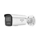 [Dual Light + ColorVu 3.0 + HikAI] Bala IP 8 Megapixel / Lente 4 mm / 60 mts IR + Luz Blanca / Exterior IP67 / Estrobo Azul y Rojo / WDR 130 dB / ACUSENSE 3.0 / Metal / NEMA 4X / ACUSEARCH