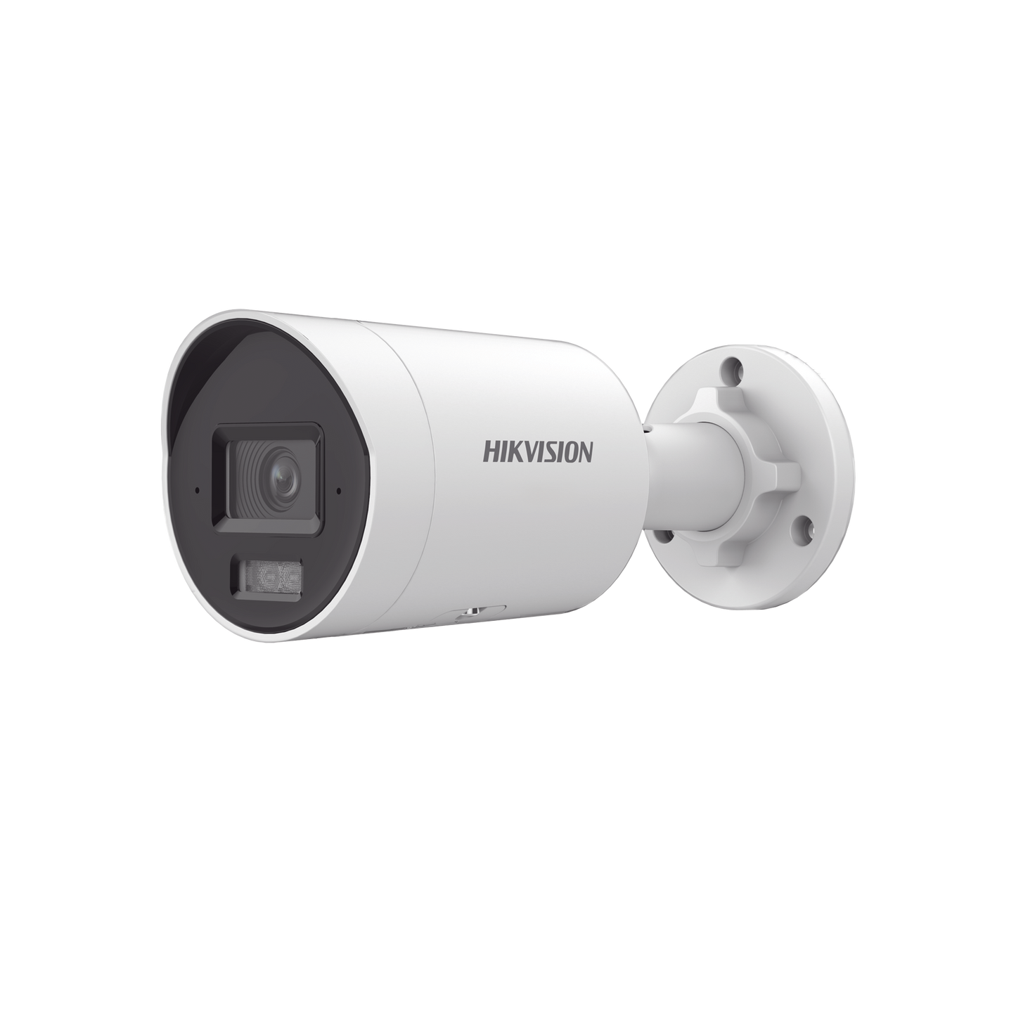 Bala IP 4 Megapixel / Lente 2.8 mm /  Dual Light (40 mts IR + 40 mts Luz Blanca) / Darkfighter S / Microfono Integrado /  Exterior IP67 / WDR 130 dB / 4 Analíticos: AcuSense, Deteccion Facial, Conteo de Personas por Cruce y Zona