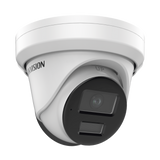 Turret IP 4 Megapixel / Lente 2.8 mm / 40 mts IR / Exterior IP67 / DARKFIGHTER / Audio y Alarma I/O / PoE / ONVIF / Micro SD / 4 Analíticos: AcuSense, Deteccion Facial, Conteo de Personas por Cruce y Zona