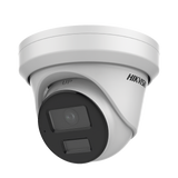 Turret IP 6 Megapixel  / Lente 2.8 mm / 40 mts IR / Exterior IP67 / Micrófono Integrado / DARKFHGITER / PoE / Alarmas y Audio I/O / ONVIF / Micro SD / 4 Analíticos: AcuSense, Deteccion Facial, Conteo de Personas por Cruce y Zona