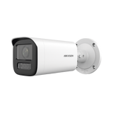 Bala IP 4 Megapíxel / Lente Motorizado 2.7 a 13.5 mm / Dual Light (50 mts IR + 50 mts Luz Blanca)   / Exterior IP67 / WDR 120 dB / PoE  / Micro SD