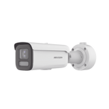 Bala IP 4 Megapixel / Lente Mot. 2.7 a 13.5 mm / Dual Light (60 mts IR + 60 mts Luz Blanca ) / Darkfighter S / Exterior IP67  / IK10 / WDR 130 dB / 4 Analíticos: AcuSense, Deteccion Facial, Conteo de Personas por Cruce y Zona