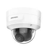 Domo IP 6 Megapixel / Lente Mot. 2.7 a 13.5 mm / 40 mts IR EXIR / Conteo de Personas / Captura Facial / IP67 / IK10 / WDR 120 dB / PoE+ / Alarmas y Audio I/O / ACUSENSE / Micro SD / DarkFighter