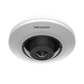 Mini Fisheye IP 5 Megapixel / Panorámica 180° - 360° / 8 mts IR / Interior / PoE / HEOP / ACUSENSE / Detección Facial / Microfono Integrado