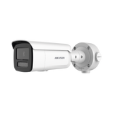 [ PROTECCIÓN ACTIVA ] Bala IP 4 Megapixel / Lente 4 mm / 60 mts IR / Exterior IP67 / Micrófono y Bocina Integrado (Audio de Dos Vías) / DARKFIGHTER / PoE+ / Luz Estroboscopica / ONVIF / Micro SD / 4 Analíticos