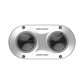PanoVu Series / Lente Dual de 4 Megapixel / 2 Lentes Fijos de 2.8 mm / Recomendado para Pasillos o Esquinas / IP67 / IK10 / PoE / WDR 120 dB / 10 mts IR / Entrada y Salida de Audio y Alarma / MicroSD