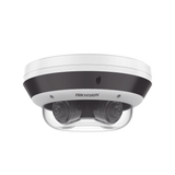 PanoVu Series / Vista Panorámica 360º / 4 Lentes Mot. 2.8 a 8 mm (4 Megapixel por Lente) / 16 Megapixel en Total / WDR 120 dB / DARKFIGHTER / Exterior IP67 / IK10 / PoE+ / 30 mts IR / Micro SD
