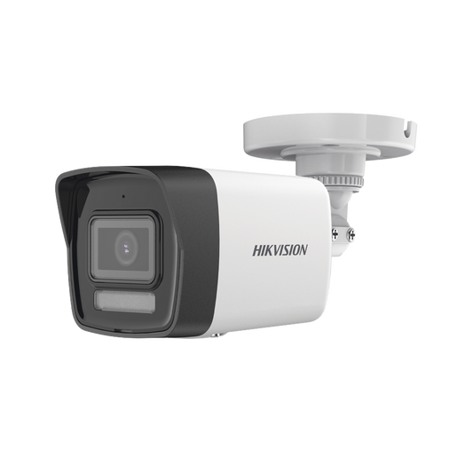 [Dual Light + ColorVu] Bala TURBOHD 3K (5 Megapixel) / Lente 2.8 mm / 30 mts IR + 20 mts Luz Blanca / Gran Angular 104.9° / Exterior IP67 / Micrófono Integrado / dWDR / 4 Tecnologías / Metal