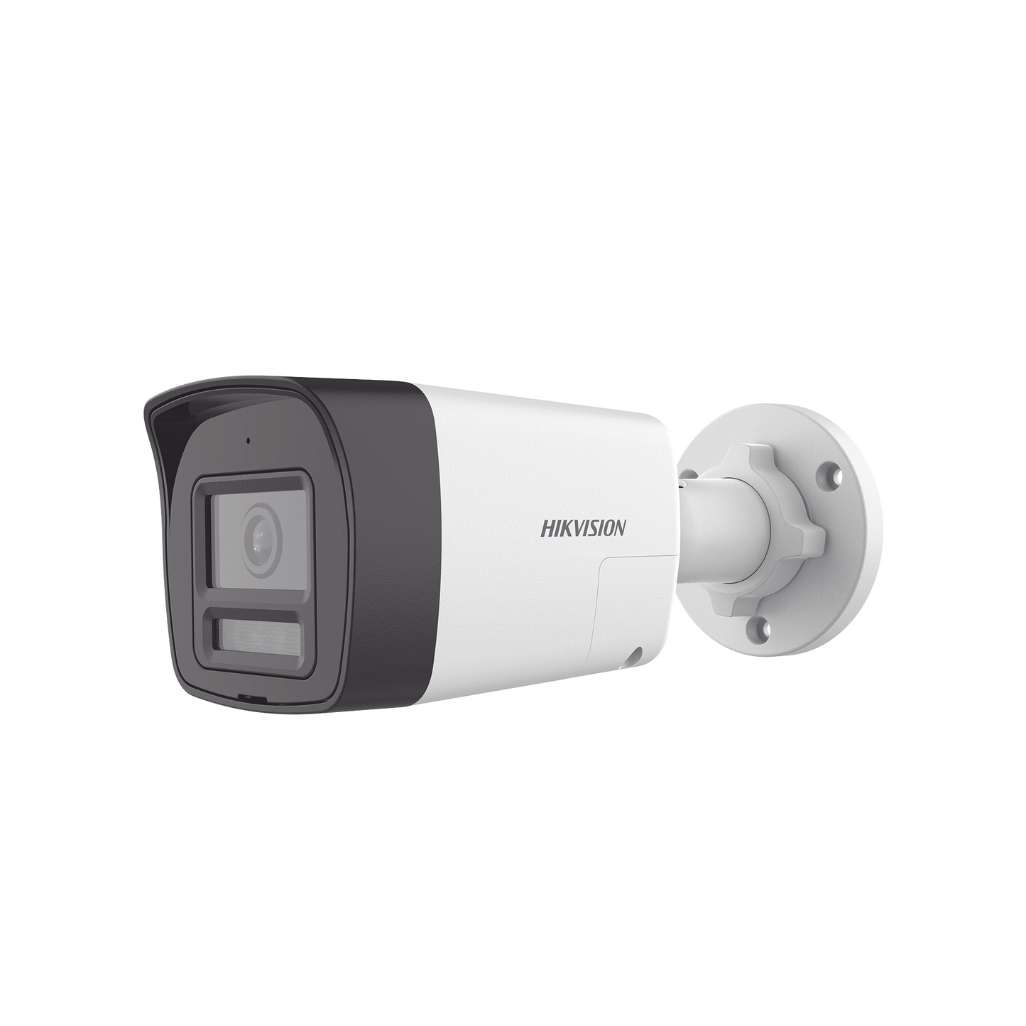 [Audio Bidireccional + Dual Light + ColorVu] Bala TURBOHD 3K  (5 Megapixel) / Lente 2.8 mm Angulo de vision 112° / 30 mts IR EXIR + 20 mts Luz Blanca / Micrófono y Bocina Integrado / Exterior IP67 / Metal / dWDR