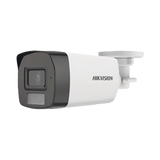 [Dual Light + ColorVu] Bala TURBOHD 3K (5 Megapixel) / Lente 2.8 mm / 40 mts IR + 40 mts Luz Blanca  / Gran Angular 104.5° / Exterior IP67 / Micrófono Integrado / dWDR / 4 Tecnologías