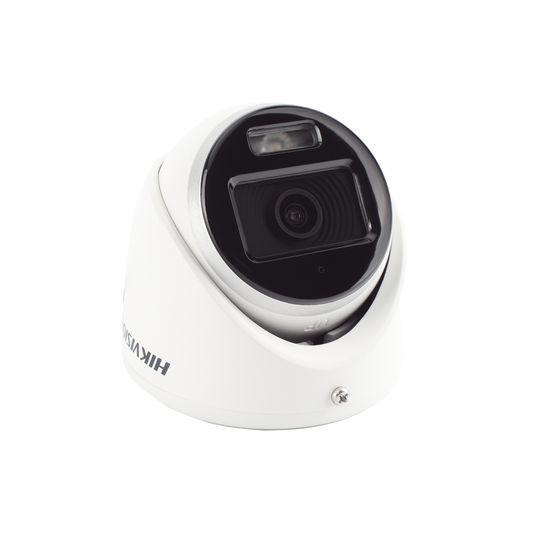 [Dual Light + ColorVu] Turret TURBOHD 2 Megapixel (1080p) / Lente 2.8 mm / 20 mts IR + 20 mts Luz Blanca / Gran Angular 105° / Exterior IP67 / Micrófono Integrado / dWDR / 4 Tecnologías / Metal