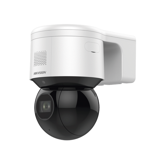 Domo PTZ IP 4 Megapixel / 4X Zoom Óptico / 50 mts IR EXIR / ACUSENSE / Luz Estroboscópica / Sirena Integrada / WDR 120 dB / PoE+ / IP66 / Ultra Baja Iluminación / Micrófono y Bocina Interconstruido / Micro SD