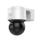 Domo PTZ IP 4 Megapixel / 4X Zoom Óptico / 50 mts IR EXIR / ACUSENSE / Luz Estroboscópica / Sirena Integrada / WDR 120 dB / PoE+ / IP66 / Ultra Baja Iluminación / Micrófono y Bocina Interconstruido / Micro SD