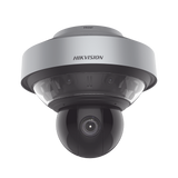 Domo PanoVu series / Vista Panorámica 180° / 4 Lentes de 4 Megapixel + PTZ 4 Megapixel de 40X Zoom / Posicionamiento 3D / IP67 / IK10 / WDR 120 dB / EIS / Autoseguimiento / 250 mts IR / 36 VCD