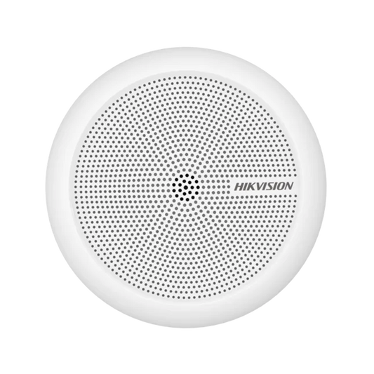 Micrófono Omnidireccional (360°) / Uso en Interior / Preamplificado para CCTV / Cancelación de Ruido Ambiental / Uso en Techo - Pared - Escritorio / Alcance de 5 Metros