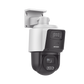 [TandemVu] PTZ IP 4 Megapixel con Cámara Panorámica 4 Megapixel / 4X Zoom / Dual Light (40 mts IR + 30 mts Luz Blanca) / ACUSENSE / IP66  / PoE+ / DARKFIGHTER / Micro SD / Incluye Base para Techo o Pared