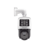 [TandemVu] PTZ IP 4 Megapixel con Cámara Panoramica 6 Megapixel / 25X Zoom / 100 mts IR / IP66  / WDR / PoE+ / Entrada-Salida de Audio y Alarma / Ultra Baja Iluminación / Micro SD